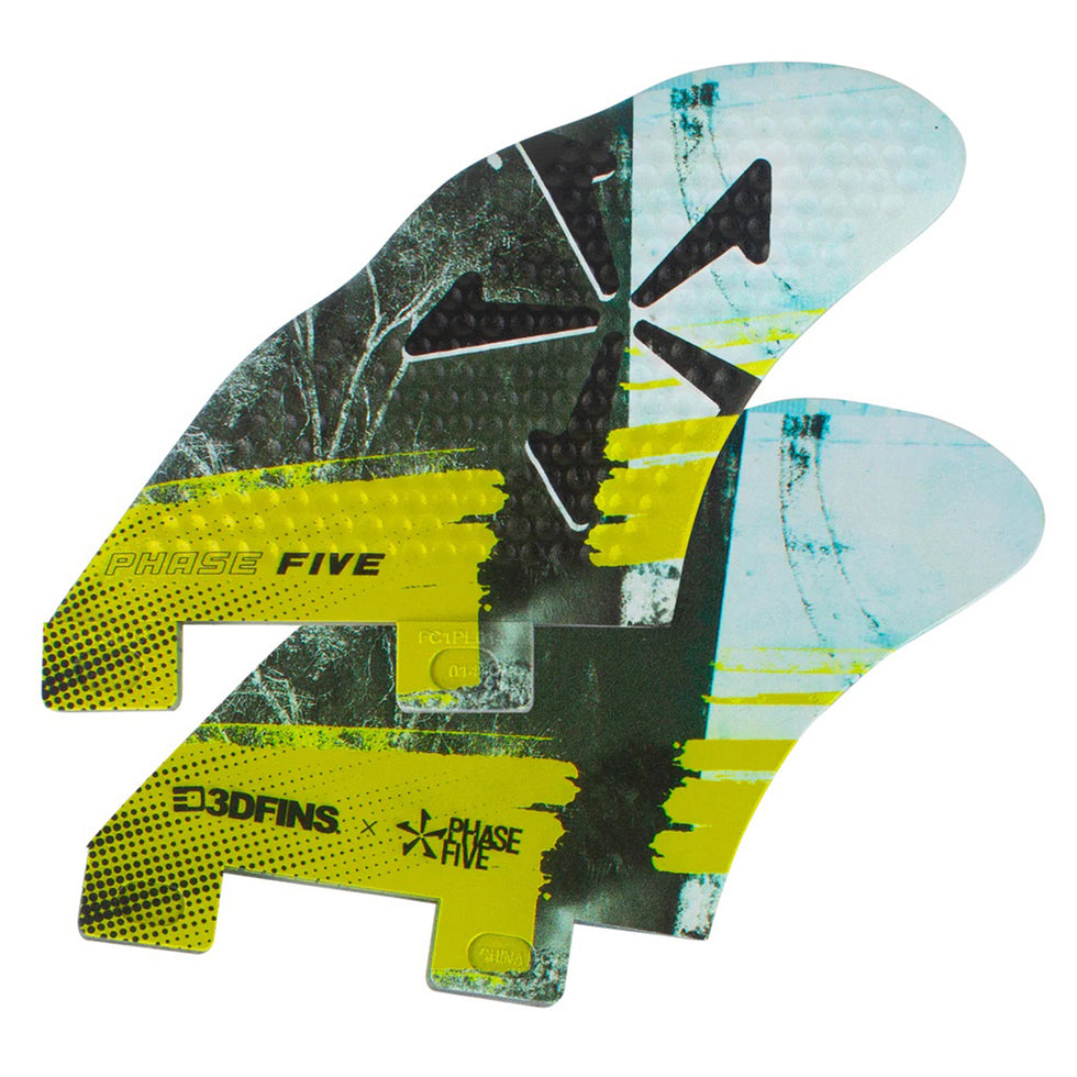 3D SPEED BASE TWIN FIN SET