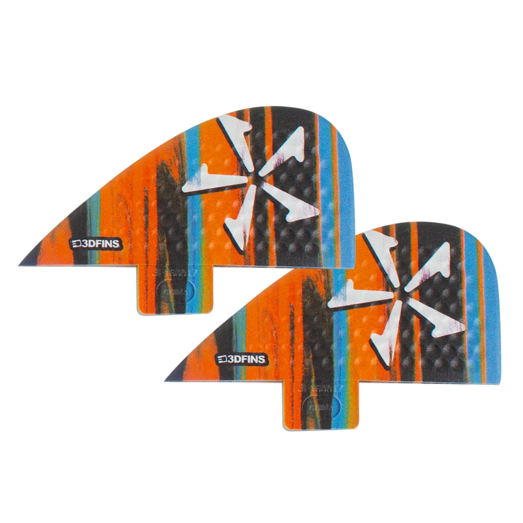 3D DIMPSTER TWIN FIN SET