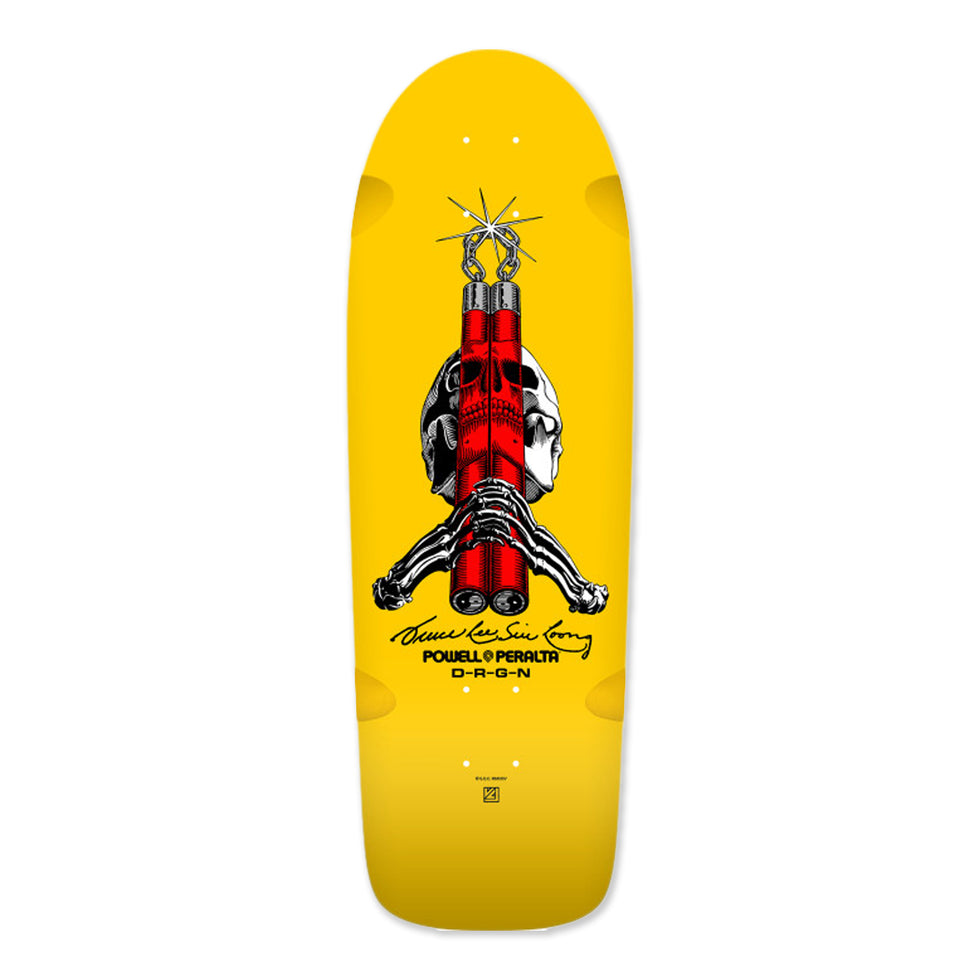 Powell-Peralta Bruce Lee Skull and Numchucks Skateboard Deck