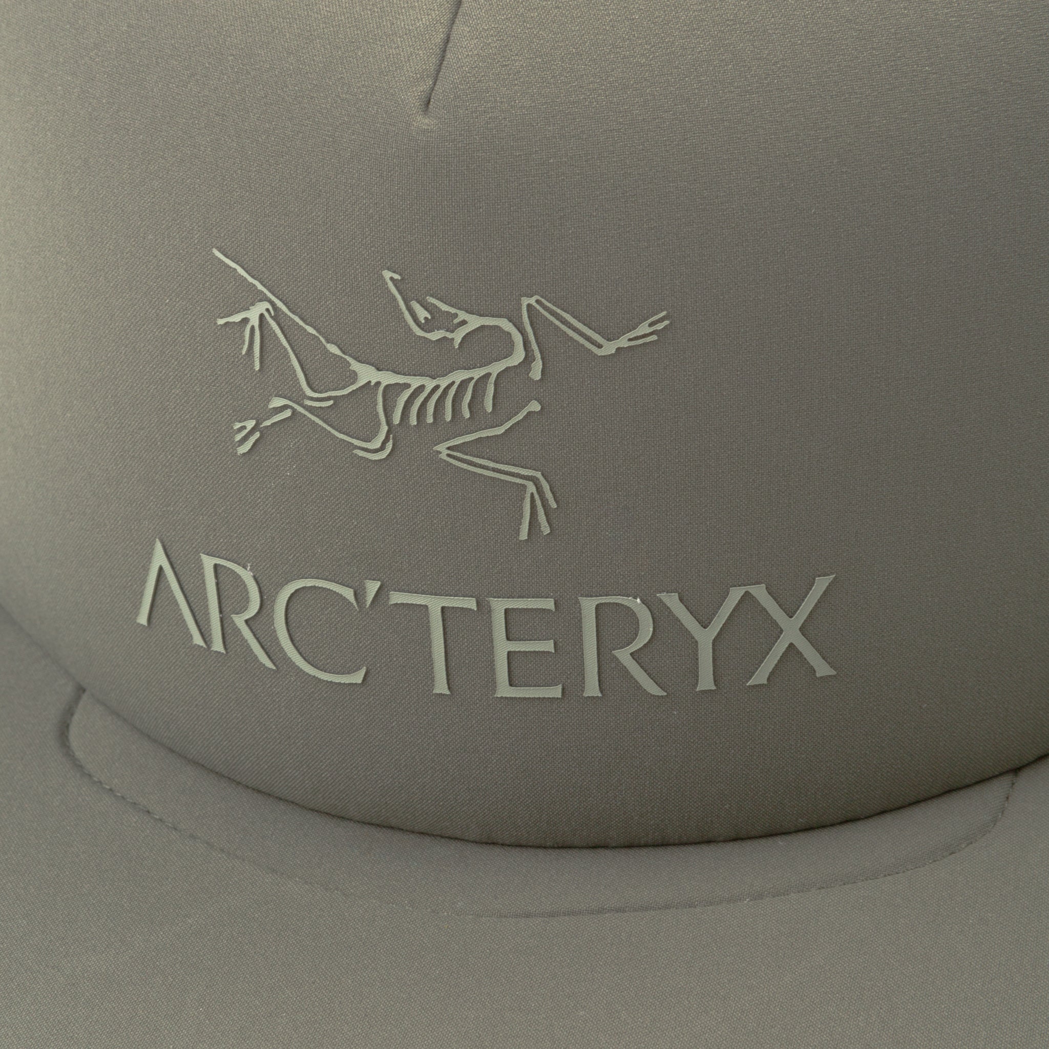 Arc'teryx Logo Flat Brim Trucker Hat Forage