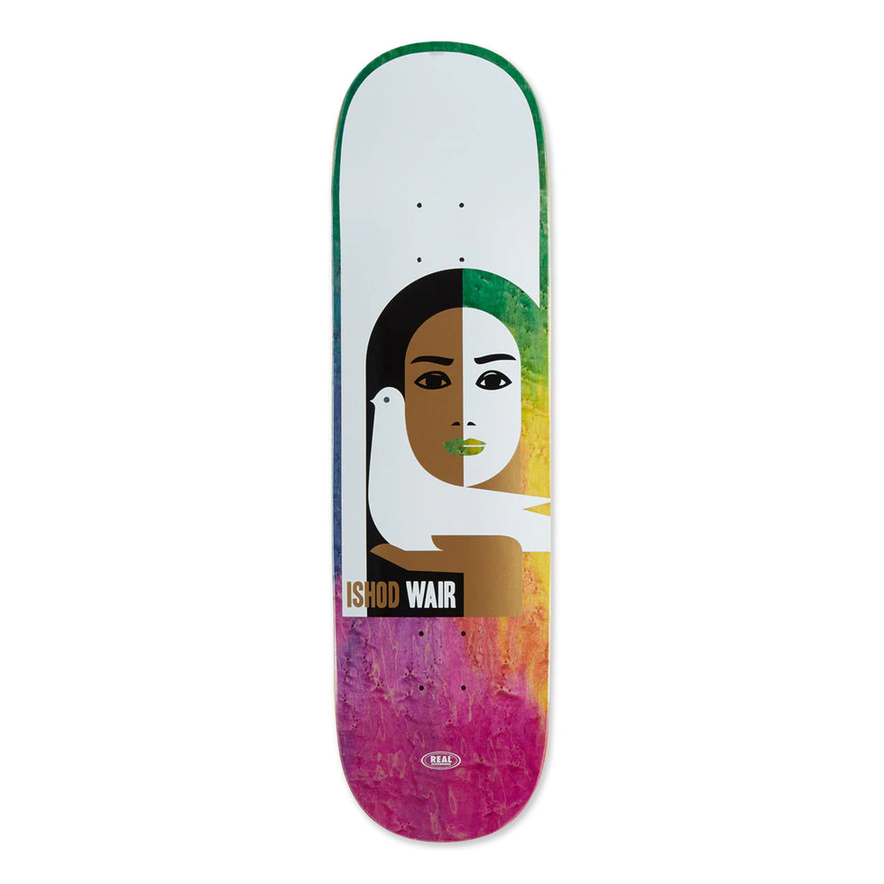 Real Ishod Wair Peace Tie Dye Skateboard Deck