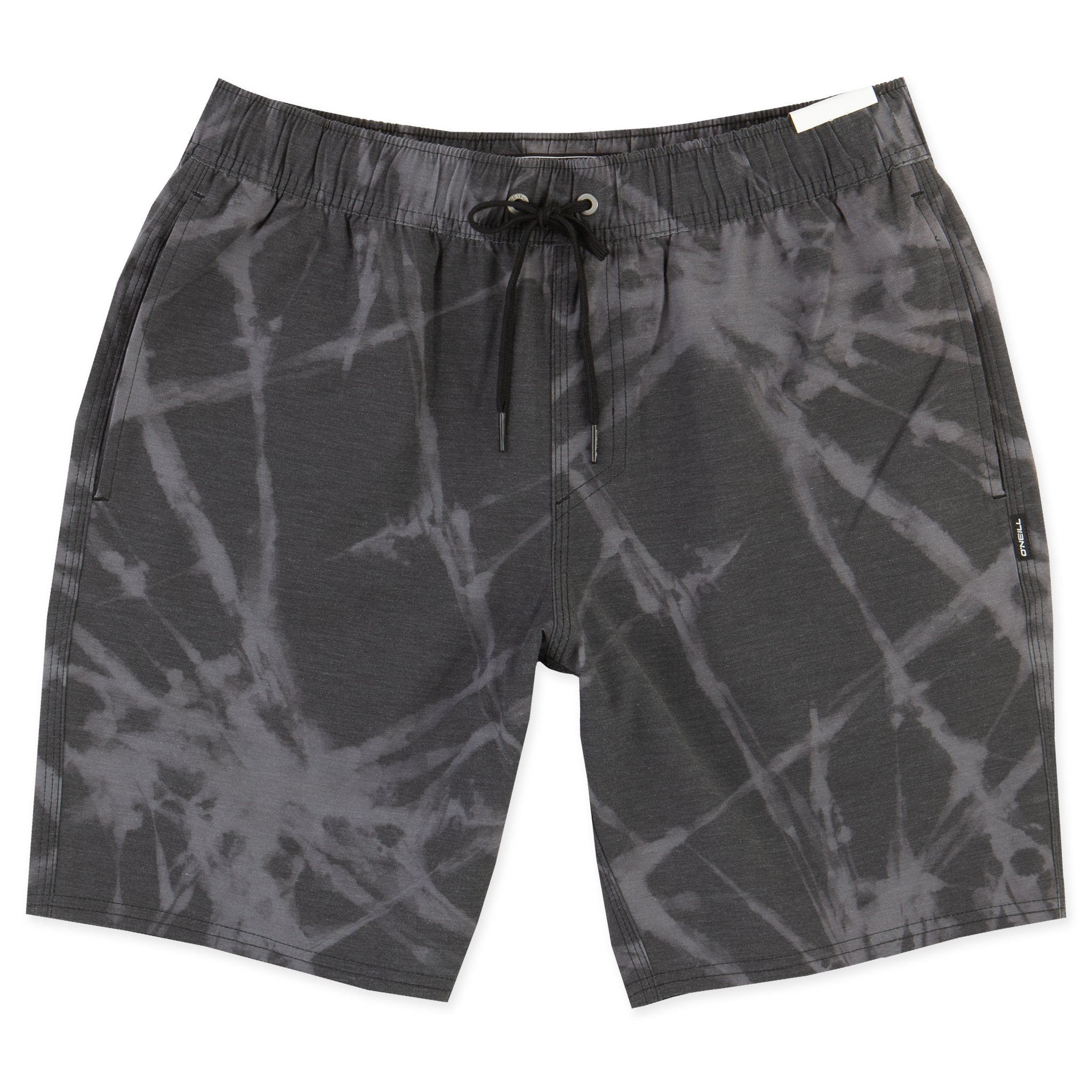 Stockton Print Elastic Waist 18" Hybrid Shorts