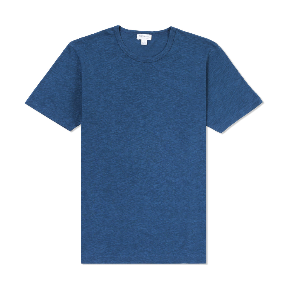 Indigo Dyed Crewneck T-Shirt